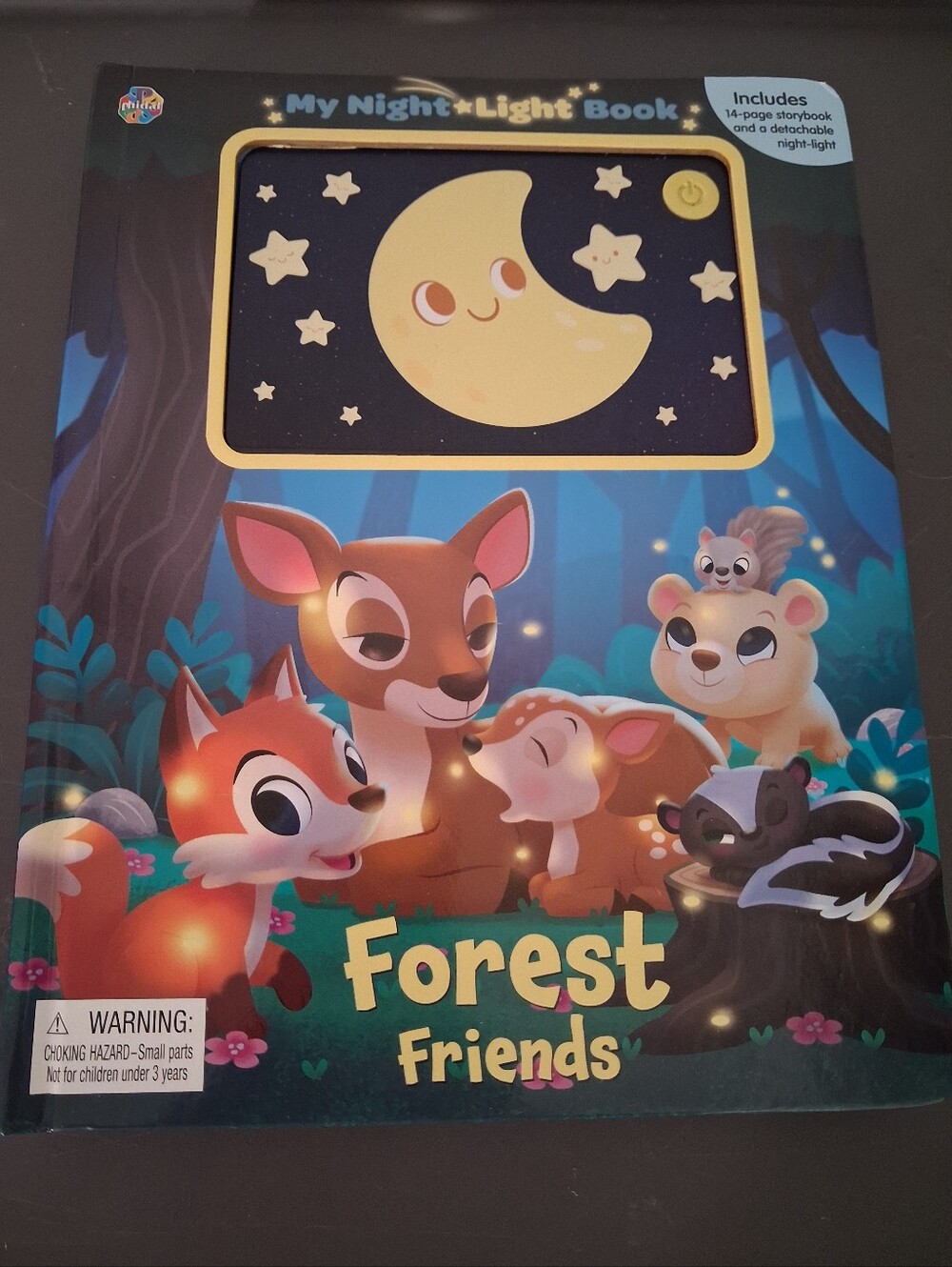 - Forest Friends Nightlight Storybook (Yellow Moon)